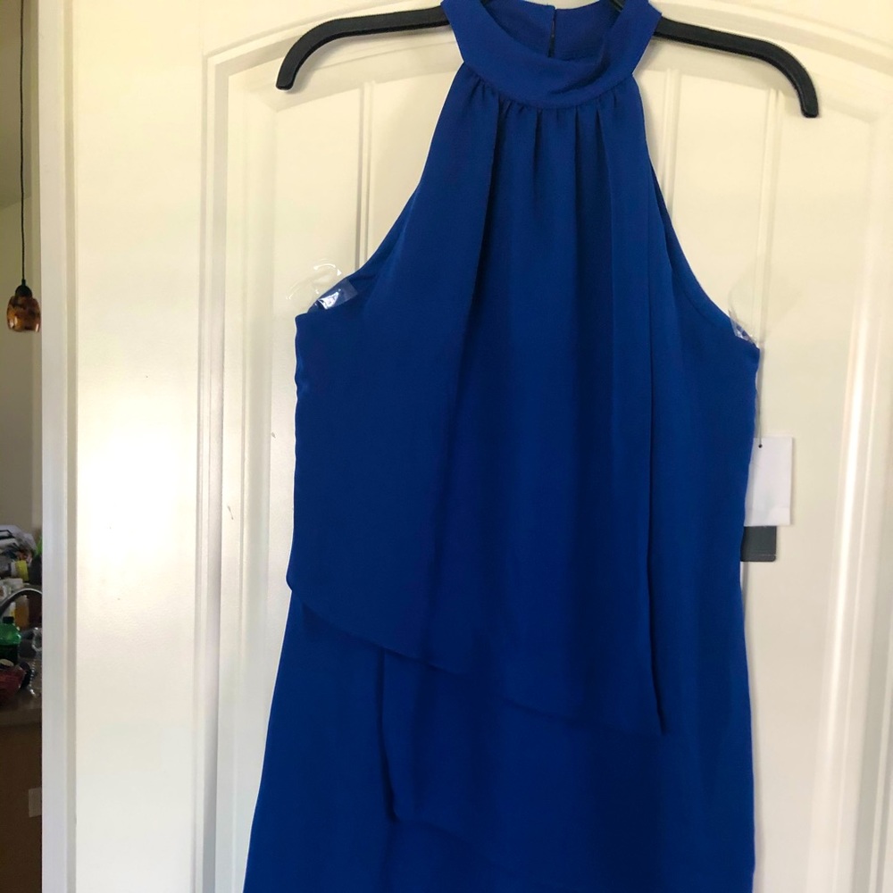 Laundry by Shelly Segal dress women’s size 6 new with tag color - Blue Beret
